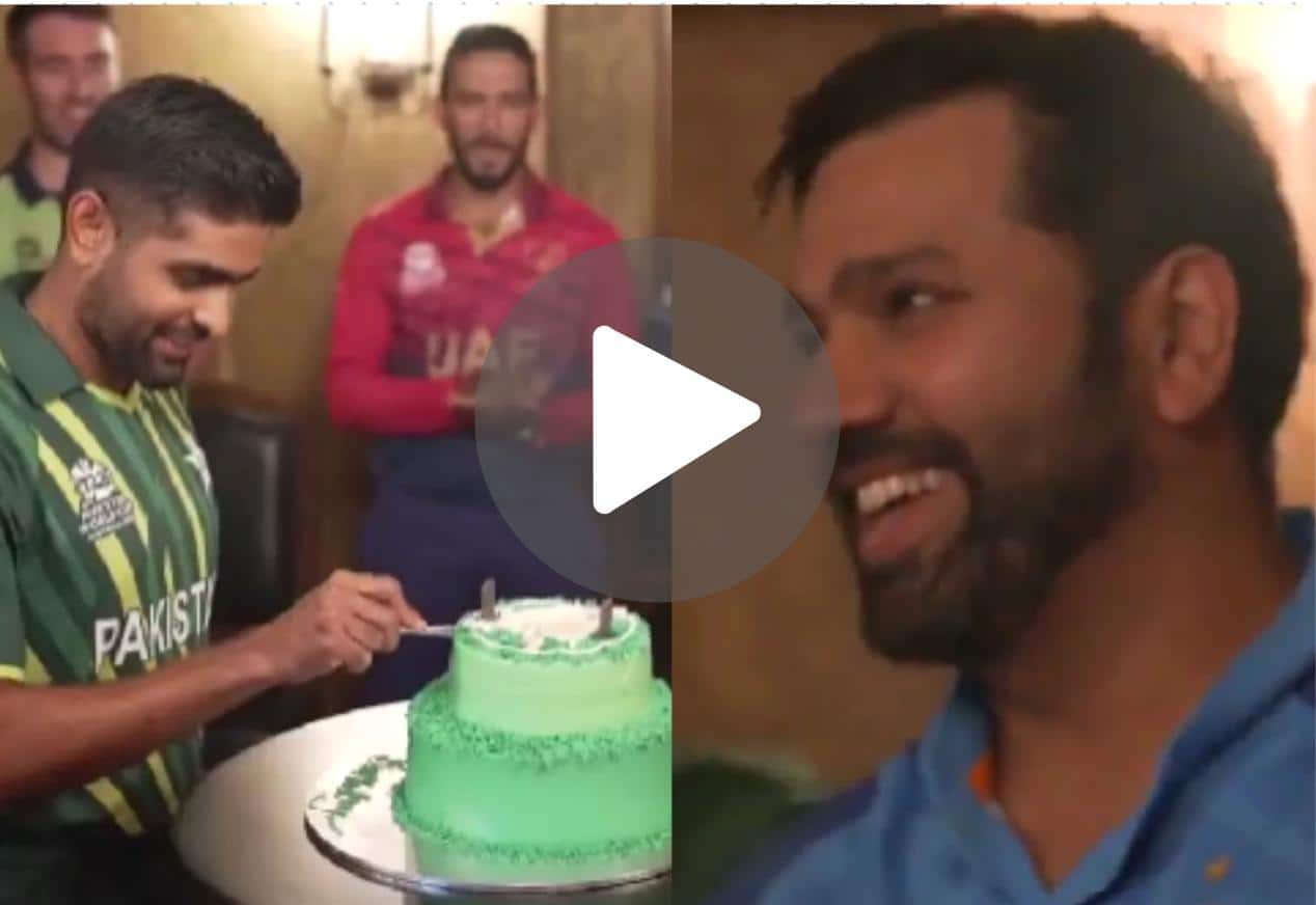 [Watch] When Rohit Sharma Attended Babar Azam's Birthday Bash And Sang 'Happy Birthday'